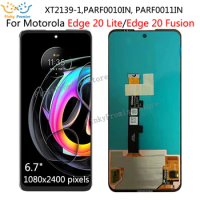 6.7'' Original For Motorola Edge 20 Lite LCD XT2139-1 Display Touch Screen Digitizer For Motorola Edge 20 Fusion LCD PARF0010IN