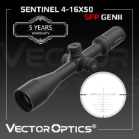 Vector Optics Sentinel 4-16x50 GenII SFP Riflescope With Center Dot Illuminated Reticle&amp;Zero Stop Function For PCP Airgun
