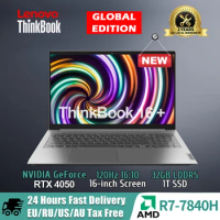 Lenovo Laptop ThinkBook 16+ AMD Ryzen7 7840H RTX4050 16GB/32GB RAM 1T/2T SSD 16-Inch 2.5K 120Hz Screen Notebook PC 2023