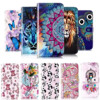Butterfly Relief PU Leather Flip Wallet Phone Case Cover with Stand Card Slot for Samsung A14 A24 A34 A54 A04E A13 A33 A53 A73