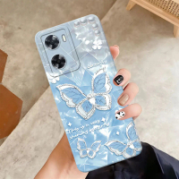 Case Kompatibel Untuk Hp OPPO A57 2022 A77S 2022 Terbaru Fashion Case Silikon Tpu Pro Camera Softcas