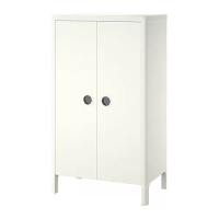 BUSUNGE 衣櫃/衣櫥, 白色, 80x140 公分