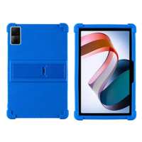 Silicone Adjustable Stand Case for Xiaomi RedMi Pad 10.61 Inch 2022 Soft Stand Cover RedMi Pad 10.6'' Shell Tablet Funda