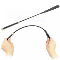 Equestrian Sports 25" Real Riding Crop Corium Whip with Genuine Leather Top Premium Quality Crops Equestrianism Horse Crop
