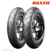 【MAXXIS 瑪吉斯】S98 彎道版 MAX 全熱熔競技胎 -13吋(130-70-13 57P S98 MAX)