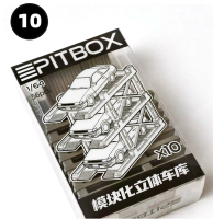 Cobra Toys Giá Đỗ Xe PITBOX Nhiều Tầng Hộp Đựng Xe Tầng Parking Rack Mini GT POP RACE KAIDO HOUSE Tỉ
