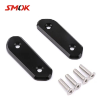 SMOK Motorcycle Accessories CNC Aluminum Alloy Rear Mirror Hole Cap Cover For Yamaha R15 YZF-R15