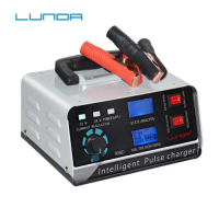ANJING Charger Aki Mobil Motor 400W 12V24V 400Ah LCD - AJ-618A