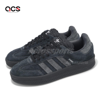 adidas 休閒鞋 Samba XLG 男鞋 女鞋 黑 白 麂皮 復古 三葉草 愛迪達 IH2219