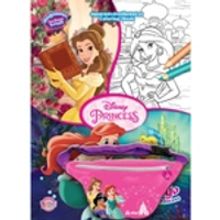 หนังสือ สมุดภาพระบายสี Disney Princess หนึ่งวันของเจ้าหญิง One Day of Princess + กระเป๋า