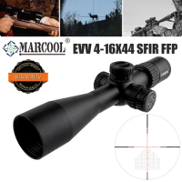 Marcool EVV 4-16X44 SFIR FFP Riflescope HD Hunting Tactical Scopes Tube Dia.30mm Optical Sight for Airsoft