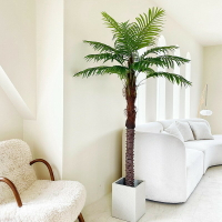 大型椰子樹仿真植物仿真棕櫚樹熱帶綠植室內家居落地裝飾落地盆栽