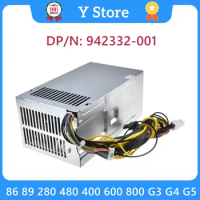 Y Store 942332-001 Original For HP 86 89 280 480 400 600 800 G3 G4 G5 400W Power Supply PA-3401-1HA 