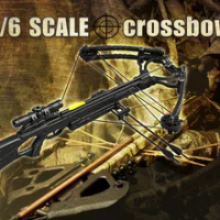 Mini Crossbow 1/6 Scale Arrows Bow Model 17cm for 12'' Action Figures Soldier Army Weapon Accessories Toys Gifts Collections