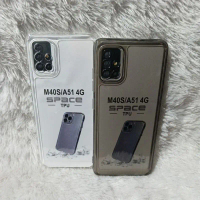For hp SoftCase Casing Samsung A51 4G/M40S Silikon Clear Bening Transparan TPU SPACE