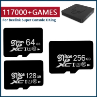 Game Card Used for Beelink Super Console X King Retro Game Console For Sega Saturn/PSP/N64/DC Built-in 60+ Emulators 117000Games