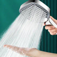 New High Pressure Shower Head Bathroom Rainfall SKIN SPA 3 Mode Water Saving Shower Faucet Nozzle Bathroom Accessories