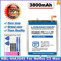 LOSONCOER High Capacity Battery 3800mAh NBL-44A3045 Battery for neffos C5 Max TP702A B C E Batteries