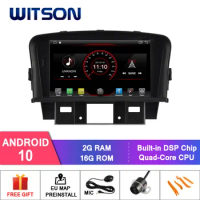 WITSON Android 10 car dvd playe For CHEVROLET CRUZE 2008-2012 car audio dvd payer with gps for Cruze