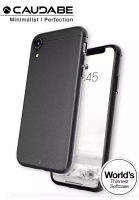 Caudabe Case iPhone XR 6.1" - Caudabe Sheath Softcase Slim Casing - Black