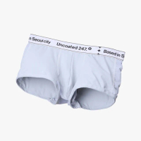【Uncoated 247】LOW RISE 沁涼運動平口內褲 v2 冰河灰(輕薄親膚 透氣舒適)
