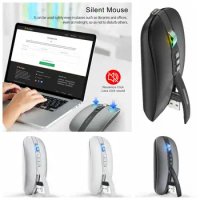 ABS Bluetooth 2.4GHz Wireless Mouse Wireless Silent M113 2.4GHz Optical Mice Type-C Charging Ergonomic