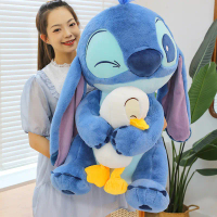 Patung lembut Stitch 2025 bertema dakwat peluk yang menjadi selebriti internet, patung lembut Stitch