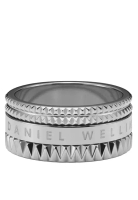 Daniel Wellington Elevation Ring Sliver - Unisex cincin - Couple Rings - Stainless steel Enamel Ring