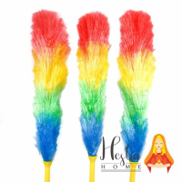 FQ935 Kemoceng Tali Rafia Duster Kemucing Sulak Rainbow Plastik FREE ONGKIR