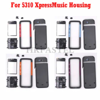 HKFASTEL New Original Housing For Nokia 5310 XpressMusic Front LCD Cover Back battery Case + English