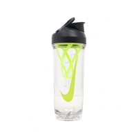 Nike 水壺 TR Recharge 2.0 Shaker Bottle 綠 黑 搖搖杯 翻蓋式 運動水壺 N101072491-424