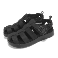 【MERRELL】涼鞋 Fleur Fisherman 女鞋 黑 皮革 羅馬涼鞋 戶外(ML008196)
