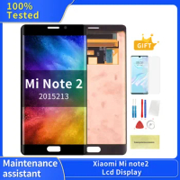 LCD Display Touch Screen Digitizer with Frame, 100% Original for Xiaomi Mi Note 2, 10 Point, 2015