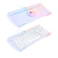 LZD  Colorful Acrylic Keyboard Shelf   Direct Selling Electronic Product Display Rack Curved Acrylic Keyboard Tray
