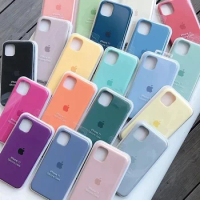 Luxury Original Official Silicone Cases For iPhone 15 14 13 11 12 Pro Max Case For Apple iPhone 14 11 12 13 15 Pro Case cover