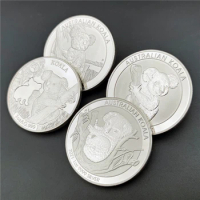 Australia 1oz 999 Fine Silver Plated Koala Coin Elizabeth II Challenge Silver Coins New Year Gifts