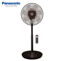 Panasonic國際牌 16吋 8段速ECO溫控微電腦遙控負離子DC直流電風扇 F-H16GND-K 奢華型