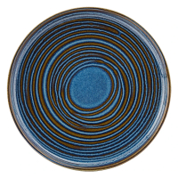 【Utopia】Santo石陶餐盤 鈷藍22cm(餐具 器皿 盤子)