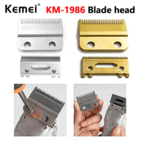 Kemei KM-1986 Professional Hair Clipper Blade Screws Silver Golden Replacement Blade Hair Trimmer Carton Steel Accessories Blade