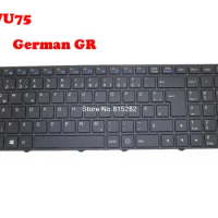Laptop Keyboard For SKIKK 15WU75 With Frame New Black German GR With Backlit