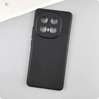 Case For IQOO 15 Softcase Silicone Premium Black Slim Matte Macaron List Casing Hp IQOO 15 BLACK