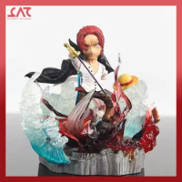 11cm One Piece Figures Shanks Figure Red Hair Shanks Action Figure Four Emperors Statue Pvc Model Collection Toys Child'S Gift