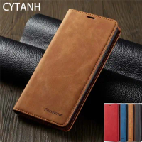 Magnetic Cover For Samsung Galaxy A12 Case Flip Leather Cover For Samsung A12 M12 F12 A125 Luxury Wallet Phone Cases Coque G11H