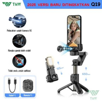 ORIGINAL TNW-Q18 Stabilizer Tongsis Gimbal Stabilizer Handphone Gimbal Hp Hp Bluetooth Tripod Q19 Hi