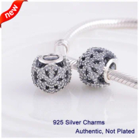 CKK 925 Sterling Silver Rose Flower Girl Charms Beads Original Jewelry Making Fits For Bracelets &amp; Bangle
