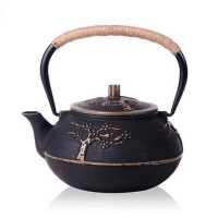 煮茶壺生鐵壺無塗層茶具(規格:松竹梅) 