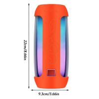 Speaker Protector Soundbox Silicone Cover Bluetooth-compatible Speaker Cover Replacement for JBL Pulse 4 Orange