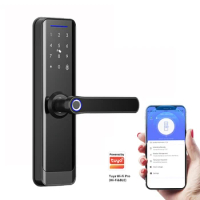 WiFi App Smart Digital Electronic Door Lock Digital Fingerprint keypad Smart Door Lock