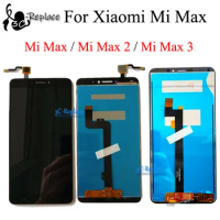 White/Black For Xiaomi Mi Max 2 Max2 / Mi Max 3 Max3 / Mi Max Pro Prime LCD Display Touch Screen Digitizer Assembly Replacement