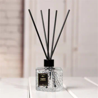 Reed Oil Diffusers with Natural Sticks, Glass Bottle and Scented Oil 80ML Aromatherapy Stick Aroma Diffuser Home Decoration